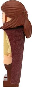 LEGO Minifigurka Star Wars: Qui-Gon Jinn (Mistrz Jedi) z peleryną i laserowymi mieczami 3