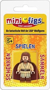 LEGO Minifigurka Star Wars: Qui-Gon Jinn (Mistrz Jedi) z peleryną i laserowymi mieczami 4
