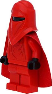 LEGO Minifigurka Star Wars: Royal Guard / Imperial Guard z czerwoną peleryną i włócznią 3