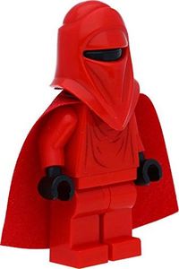 LEGO Minifigurka Star Wars: Royal Guard / Imperial Guard z czerwoną peleryną i włócznią 8