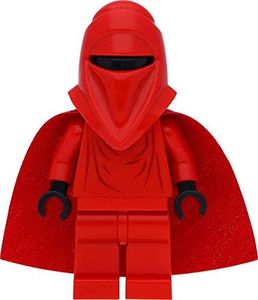 LEGO Minifigurka Star Wars: Royal Guard / Imperial Guard z czerwoną peleryną i włócznią 9
