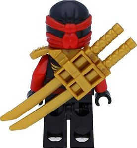 LEGO Minifigurka Ninjago: nabrzeże ze złotym uchwytem na miecz i mieczami (powietrzni piraci / niebo) 4