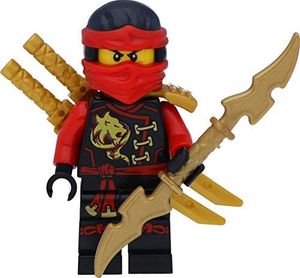 LEGO Minifigurka Ninjago: nabrzeże ze złotym uchwytem na miecz i mieczami (powietrzni piraci / niebo) 9