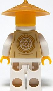 LEGO Ninjago: Minifigurka Sensei Wu (Tan and Gold Outfit, z zestawu 70751) 2