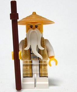 LEGO Ninjago: Minifigurka Sensei Wu (Tan and Gold Outfit, z zestawu 70751) 4