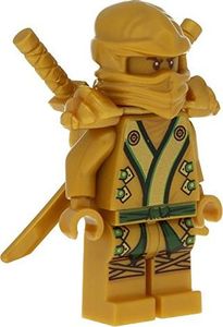LEGO Ninjago Minifigurka Lloyd jako złoty ninja z 2 złotymi mieczami 4
