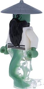 LEGO Minifigurka Ninjago: Mistrz Yang (Sensei Kodokuna Yang) jako duch z mieczami 5