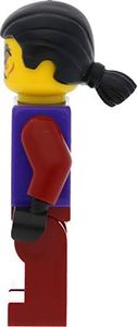 LEGO Minifigurka Ninjago: clouse czarnego maga (włosy z warkoczem) z mieczami (rywalizacja żywiołów) 3