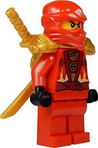 Figurka LEGO LEGO Ninjago: minifigurka Kaia (czerwony ninja) ze zbroją na ramię i dwiema katanami (mieczami) EDYCJA LIMITOWANA 2015 3