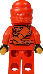 Figurka LEGO LEGO Ninjago: minifigurka Kaia (czerwony ninja) z uchwytem na miecz i dwiema katanami (mieczami) 2