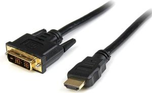 Kabel StarTech HDMI - DVI-D 1.8m czarny (HDMIDVIMM6) 1