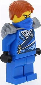 LEGO Ninjago Minifigurka: Jay (Techno Robe) ze zbroją naramienną i mieczami (restart / restart) 4