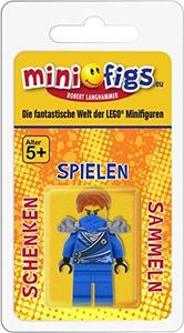 LEGO Ninjago Minifigurka: Jay (Techno Robe) ze zbroją naramienną i mieczami (restart / restart) 5