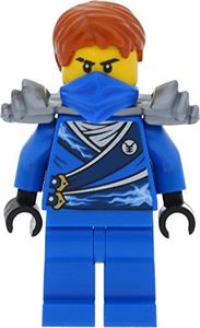 LEGO Ninjago Minifigurka: Jay (Techno Robe) ze zbroją naramienną i mieczami (restart / restart) 8