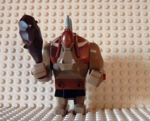 LEGO Kolekcjonerska figurka LEGO, gigantyczny troll (ork) z pałką z zestawu 7036 1