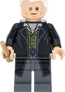 LEGO Minifigurka LEGO Harry Potter: Gellert Grindelwald (czarny mag) z różdżkami 1
