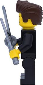 LEGO Ninjago Minifigurka: Grand Master / Grand Sensei Dareth w czarnym złotym smoku z mieczami (The Ninjago Movie) 7