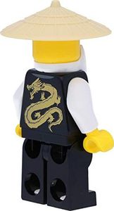 LEGO Minifigurka Ninjago: Sensei Wu w czarnej szacie z bronią (The Golden Weapons) 3