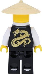 LEGO Minifigurka Ninjago: Sensei Wu w czarnej szacie z bronią (The Golden Weapons) 8