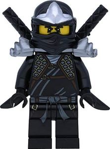 LEGO Minifigurka Ninjago: Cole ZX ze zbroją naramienną i bronią 4