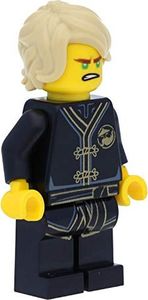 LEGO Minifigurka Ninjago: Lloyd (Black Wu-Cru Training Gi) z mieczami 5