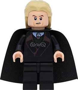 LEGO Minifigurka Harry Potter: Lucjusz Malfoy z peleryną i różdżkami 1