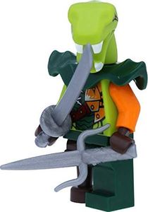 LEGO Minifigurka Ninjago: Clancee ze zbroją na ramię i mieczami 4