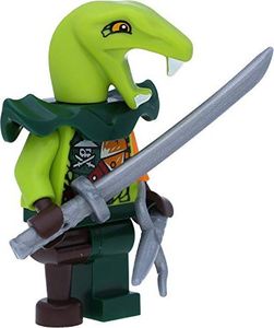 LEGO Minifigurka Ninjago: Clancee ze zbroją na ramię i mieczami 9