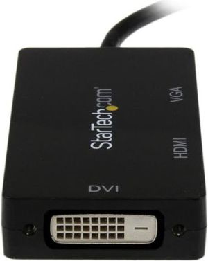 Adapter AV StarTech DisplayPort Mini - HDMI - D-Sub (VGA) - DVI-D czarny (MDP2VGDVHD) 2