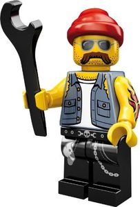 LEGO LEGO - mini figurki seria 10: mechanik motocyklowy 1
