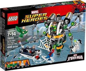 LEGO LEGO Super Heroes 76059 Spider-Man: Zestaw do budowania pułapki z mackami Doc Ocka (446 szt. LEGO 1