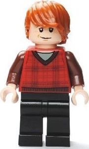 LEGO Minifigurki LEGO Harry Potter: Ron Weasley (kamizelka w szkocką kratę) 1