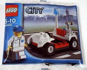 LEGO LEGO City: Lekarz z samochodem medycznym 30000 (w workach) wg 1
