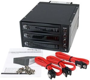 Kieszeń StarTech na 3 dyski twarde 2,5/3.5", SAS, SATA (SATSASBAY3BK) 2