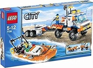 LEGO LEGO City 7726 - Ciężarówka plażowa Straży Przybrzeżnej z motorówką 1