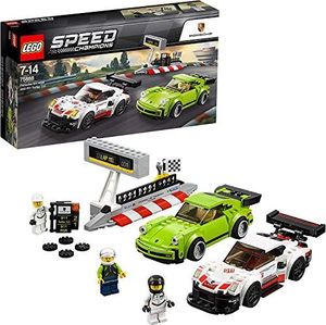 LEGO Zabawki konstrukcyjne LEGO Speedampions Porsche 911 RSR i 911 Turbo 3.0 75888 1