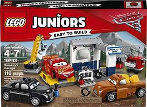 LEGO LEGO Juniors 10743 - Dymny Garaż, zabawki dla dzieci 1