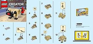 LEGO LEGO 30542 Creator 3 w 1 Słodki mops, uroczy mops w torebce 2