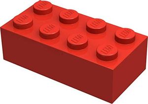 LEGO LEGO Classic 100 elementów 2 x 4 klocki z separatorem klocków (czerwony) 1