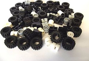LEGO LEGO - 72-częściowe koła, opony i zestaw osi 1