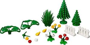 LEGO LEGO Rośliny, drzewa, krzewy, kwiaty, ogrodzenia, żaba żółty - Xtra - zestaw 40310 2