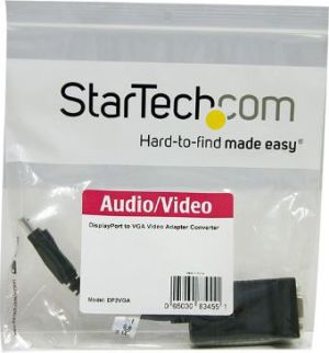 Adapter AV StarTech DisplayPort - D-Sub (VGA) czarny (DP2VGA) 2