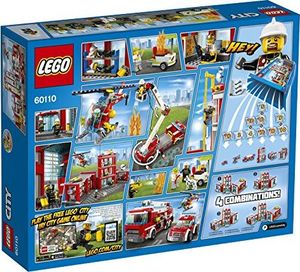 LEGO LEGO City 60110 - Duża remiza strażacka, zabawki dla dzieci, zabawki konstrukcyjne 2