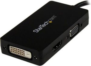 Adapter AV StarTech DisplayPort - HDMI - D-Sub (VGA) - DVI-D czarny (DP2VGDVHD) 2