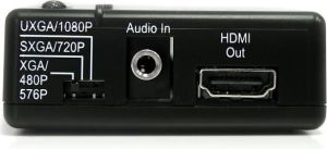 Adapter AV StarTech HDMI - S-Video - RCA (Chinch) czarny (VID2HDCON) 3