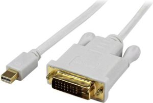 Kabel StarTech DisplayPort Mini - DVI-D 1.8m biały (MDP2DVIMM6WS) 1