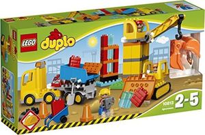 LEGO LEGO Duplo 10813 - Duży plac budowy, idealna zabawka dla małych dzieci, duże klocki 9
