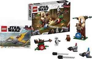 LEGO LEGO Star Wars 75238 - Action Battle Endor Attack, zestaw konstrukcyjny Star Wars Naboo Starfighter # 30383, worek foliowy 1