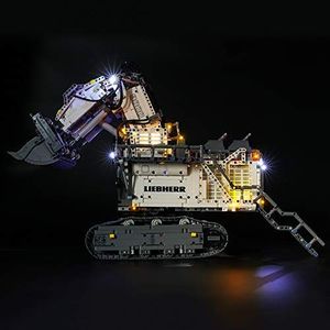 BRIKSMAX Zestaw oświetlenia BRIKSMAX Led do koparki Lego Technic Liebherr R 9800, kompatybilny z modelem klocków Lego 42100 - bez zestawu Lego 3