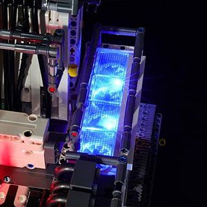 BRIKSMAX Zestaw oświetlenia BRIKSMAX Led do koparki Lego Technic Liebherr R 9800, kompatybilny z modelem klocków Lego 42100 - bez zestawu Lego 6